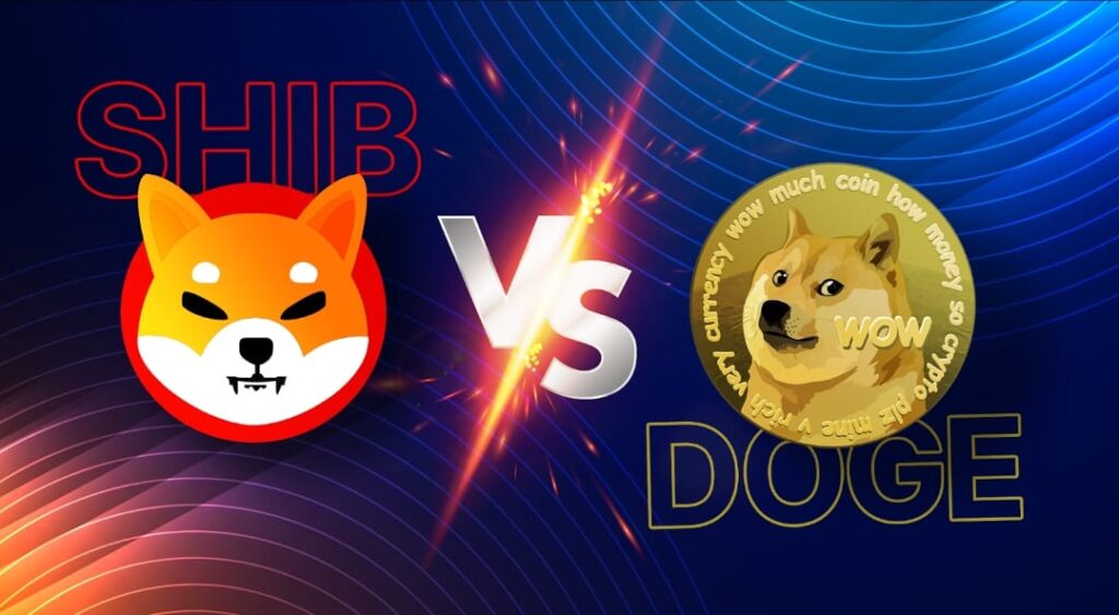 Shiba Inu and Dogecoin 